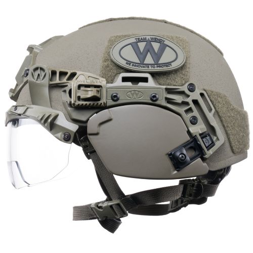 EXFIL Ballistic Ear Covers and EXFIL Ballistic Visor Ranger Green #3